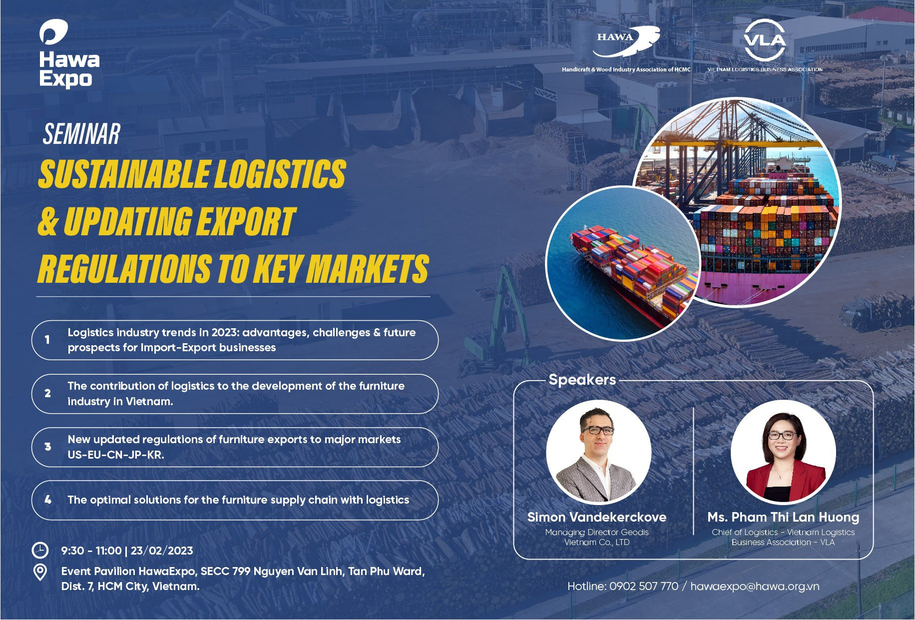 SUSTAINABLE LOGISTICS & UPDATING EXPORT REGULATIONS TO KEY MARKETS